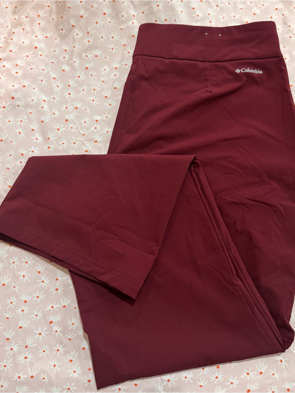 Columbia Maroon Performance Leggings